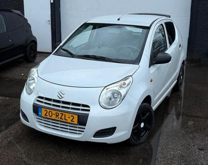 Suzuki Alto 1.0 2011 Wit (Airco/Nap/Apk), Auto's, Suzuki, Bedrijf, Alto, Airbags, Airconditioning, Centrale vergrendeling, Lichtmetalen velgen
