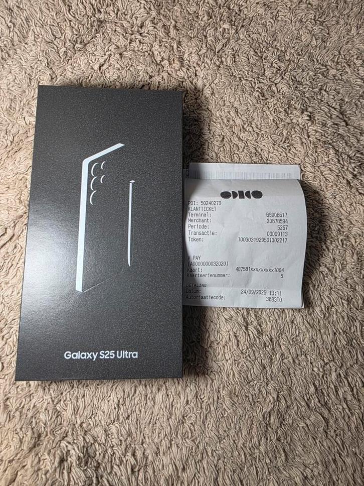 Samsung galaxy S 25 Ultra 256GB/ Nieuw/ met bon/ 24 maanden, Audio, Tv en Foto, Fotografie | Accu's en Batterijen, Nieuw, Ophalen of Verzenden
