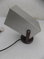 Spot verlichting metaal jaren 70 vintage retro grijs zwart, Huis en Inrichting, Ophalen of Verzenden, Gebruikt, Metaal of Aluminium
