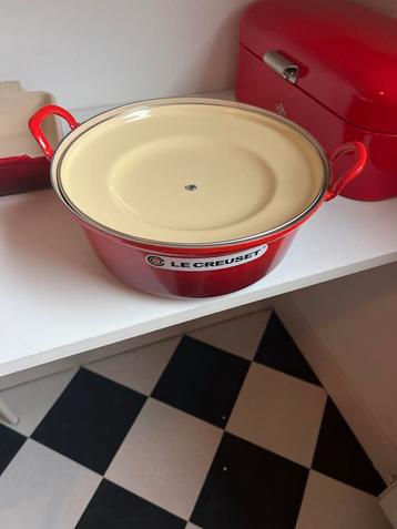 Le Creuset Braadpan - Rood beschikbaar voor biedingen