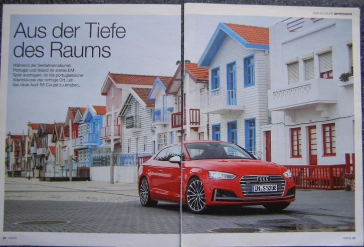 Audi S5 Coupe / Cabrio B9 ? eerst 13x autotest lezen, Boeken, Auto's | Folders en Tijdschriften, Gelezen, Ophalen