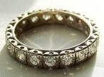 18K witgouden alliance ring met briljant / diamant (0,94 ct), Sieraden, Tassen en Uiterlijk, Ringen, Wit, Ophalen of Verzenden