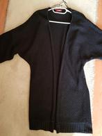 Lange vest zwart vlindermouwen maat s vesten dames kleding, Verzenden, Zwart, Zo goed als nieuw, Maat 36 (S)