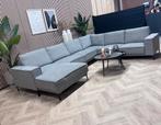ZGAN Moderne Trendy U-Bank / Hoekbank - Grijs - 339cm, Huis en Inrichting, Ophalen, Moderne trendy u bank hoekbank geweven stof