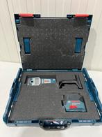 Bosch GCL 2-15 + Bosch GMS 120 – Compleet met koffers, Ophalen of Verzenden, Zo goed als nieuw
