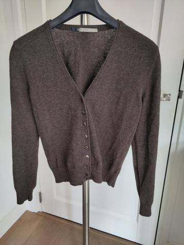 Bruin wollen vestje Woolmark RS Women  beschikbaar voor biedingen