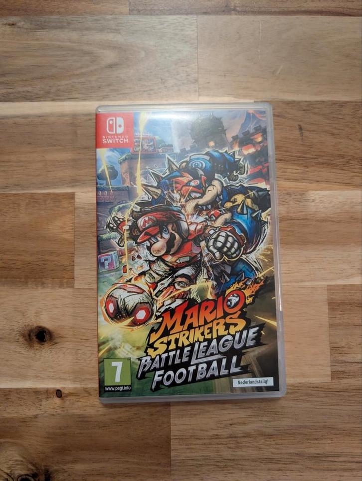 Mario Strikers: Battle League Football - Nintendo Switch, Spelcomputers en Games, Games | Nintendo Switch, Zo goed als nieuw, Sport