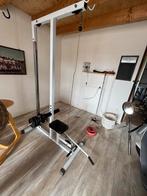 Lat Pulldown Machine, Sport en Fitness, Fitnessapparatuur, Gebruikt, Krachtstation, Armen, Ophalen of Verzenden