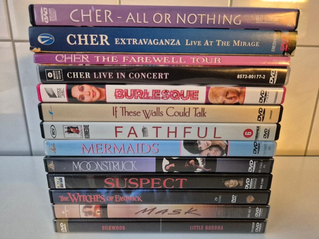 Cher Verzameilng - 13 Titels - 1983-2010 - Geseald, Cd's en Dvd's, Dvd's | Drama, Nieuw in verpakking, Drama, Vanaf 12 jaar, Ophalen of Verzenden