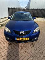 Mazda 3 1.6 Hatchback 2008 Blauw, Auto's, Voorwielaandrijving, Stof, Zwart, 4 cilinders