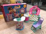 Vintage Barbie Mattel kapsalon&vintage bad, Ophalen of Verzenden, Gebruikt, Meisje