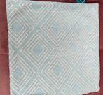 2 X kussenhoes samen, Huis en Inrichting, Woonaccessoires | Kussens, Ophalen, Zo goed als nieuw, Blauw, Vierkant