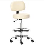 draaistoel verstelbaar met rugleuning beige Nieuw, Ophalen, Nieuw, Zwart