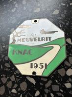 Emaille 4e Heuvelrit KNAC 1951 badge. Voor Uw Oldtimer., Verzamelen, Ophalen of Verzenden, Gebruikt, Reclamebord