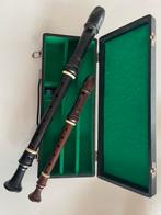 Luxe Moeck Rottenburgh Set - Alt- en sopraanblokfluit, Ophalen of Verzenden, Gebruikt, Overige typen, Met koffer, hoes of etui