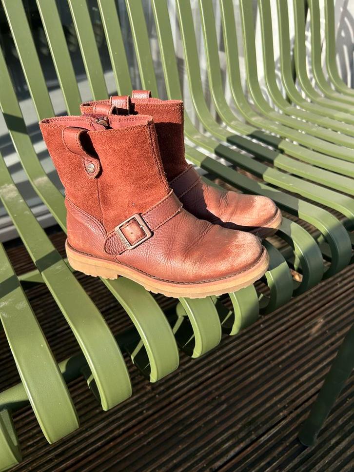 Timberland leren kinderlaarsjes - Maat 33, Kinderen en Baby's, Babykleding | Schoentjes en Sokjes, Gebruikt, Jongetje of Meisje