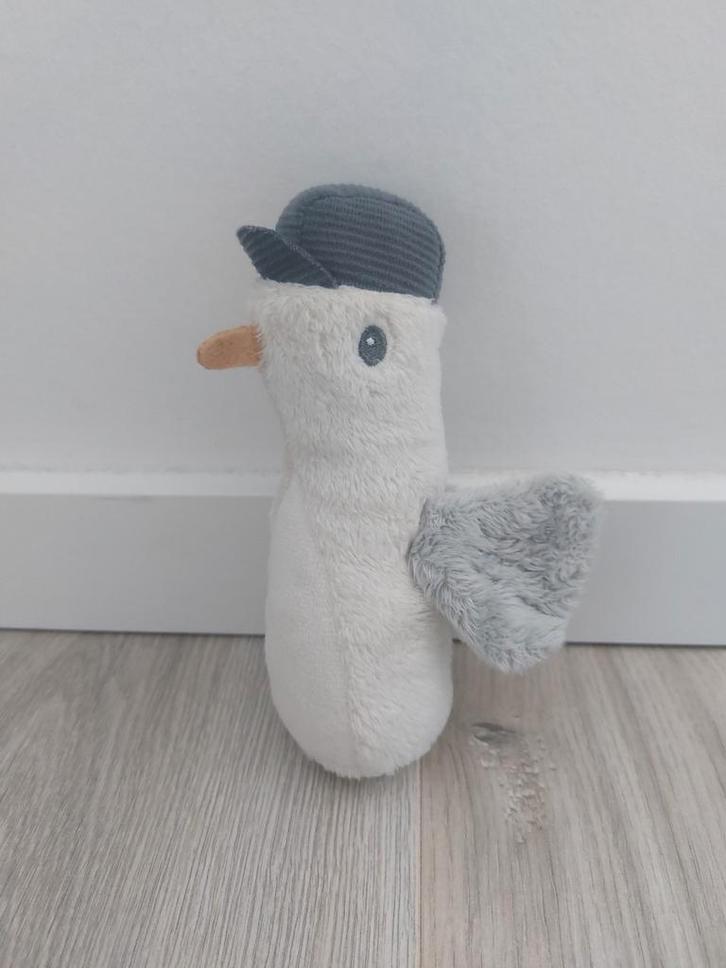Knuffel rammelaar little dutch meeuw vogel sailors bay L268, Kinderen en Baby's, Speelgoed | Knuffels en Pluche, Zo goed als nieuw