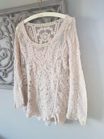 Mooie Kanten Top met lange mouw, Kleding | Dames, Maat 38/40 (M), Beige, Ophalen of Verzenden, Zo goed als nieuw