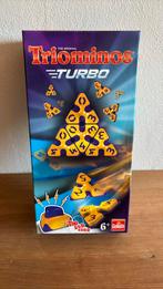 Triominos Turbo, Hobby en Vrije tijd, Gezelschapsspellen | Overige, Ophalen of Verzenden, Zo goed als nieuw