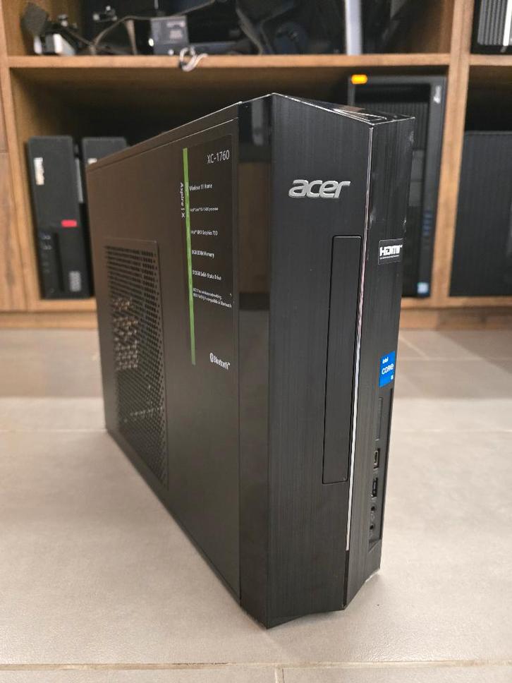 Acer Aspire- i5 12400--16Gb DDR- 512GB Nvme- Wifi -Bluetooth, Computers en Software, Desktop Pc's, Refurbished, 4 Ghz of meer