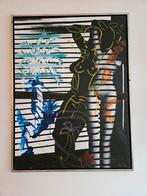 Prachtig uniek schilderij 3 vrouwen 95 x 125 cm, Ophalen