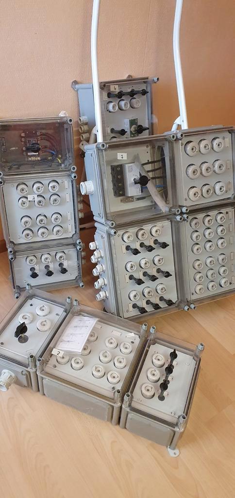 Halyester groepenkasten, Doe-het-zelf en Verbouw, Elektra en Kabels, Zo goed als nieuw, Overige typen, Ophalen of Verzenden