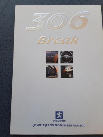 folder Peugeot 306 Break modeljaar 2000 - Nederlands beschikbaar voor biedingen