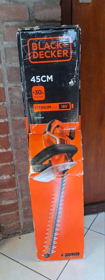 Black & Decker heggeschaar 45 cm - draadloosGTC1845L20-QW beschikbaar voor biedingen