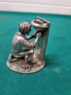 beeld loodgieter van tin cevesin, Verzamelen, Ophalen of Verzenden