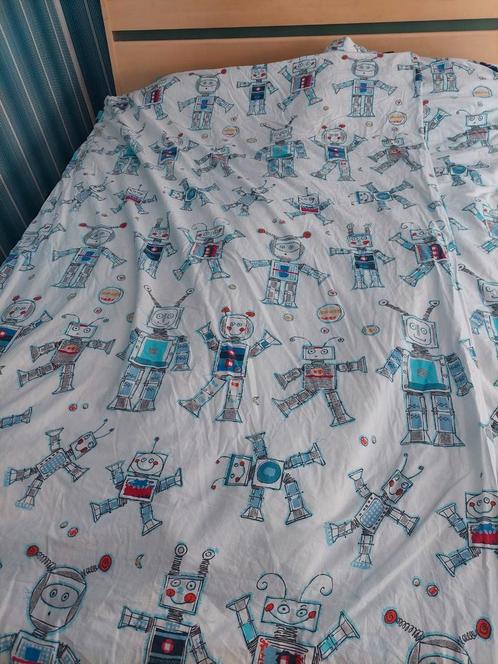 2x 1persoons merk beddinghouse dekbedovertrek robots, Kinderen en Baby's, Kinderkamer | Beddengoed, Zo goed als nieuw, Dekbedovertrek