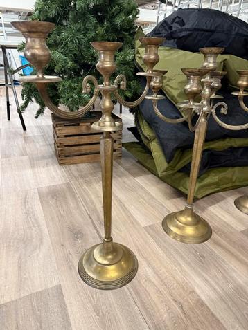 Grote Kandelaars 80 cm hoog - Set van 3 beschikbaar voor biedingen