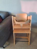 Stokke tripp trapp nieuwste model naturel met babyset, Kinderen en Baby's, Kinderstoelen, Ophalen, Zo goed als nieuw, Meegroeistoel