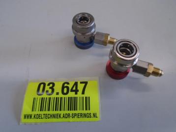 #03647 Parker snelkoppelingen/ vul Connectors voor autoairco beschikbaar voor biedingen