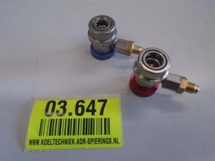 #03647 Parker snelkoppelingen/ vul Connectors voor autoairco, Auto diversen, Autogereedschap, Gebruikt, Ophalen of Verzenden