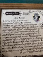 spreuktegel lief baasje, Ophalen of Verzenden, 'T Olde Gre-j, Info@toldegrej.nl, Endepoelstraat 20f Didam