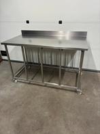 Te koop rvs werktafel werkbank verrijdbaar productie tafel, Ophalen
