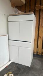 2 x Witte Ikea kast Metod, Overige materialen, Gebruikt, 50 tot 100 cm, Ophalen of Verzenden