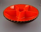 Emsa snackschaal, oranje/bruin, 70's, vintage, retro, Ophalen of Verzenden, Huis en Inrichting