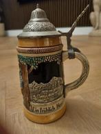 Originele King Beer Stein Duitse bierkan, Verzamelen, Ophalen of Verzenden, Zo goed als nieuw, Glas of Glazen, Overige merken