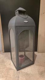 Grote Zwarte Lantaarn - 80cm Hoog, Huis en Inrichting, Woonaccessoires | Kandelaars en Kaarsen, Ophalen of Verzenden, Zo goed als nieuw