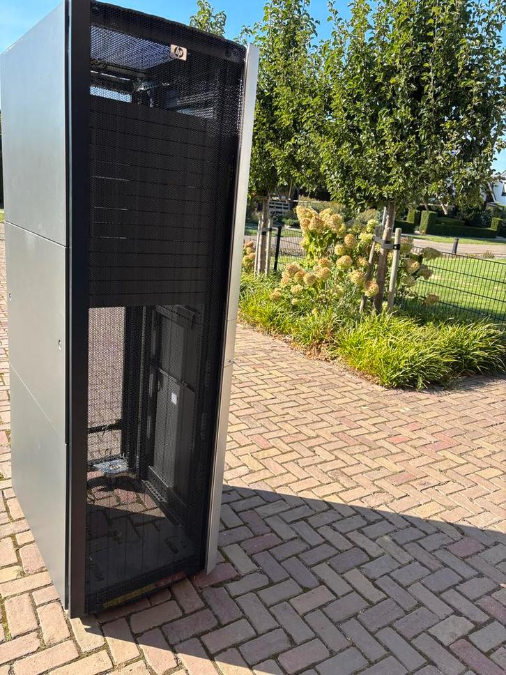 HP Serverkast - Serverrack - Patchkast 42U hoog, Computers en Software, Serverkasten, Gebruikt, Geperforeerd, Ophalen