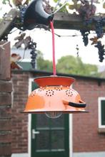 Hanglamp - "Authentiek Vintage Vergiet", Huis en Inrichting, Lampen | Hanglampen, Gebruikt, Ophalen of Verzenden, Metaal, Minder dan 50 cm