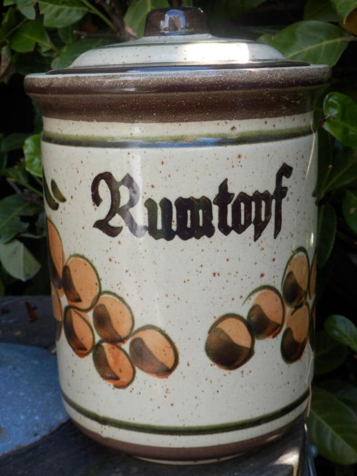 rumpot, Huis en Inrichting, Keuken | Potten en Pannen, Gebruikt, Pot, Bus of Blik, Overige materialen, Ophalen of Verzenden