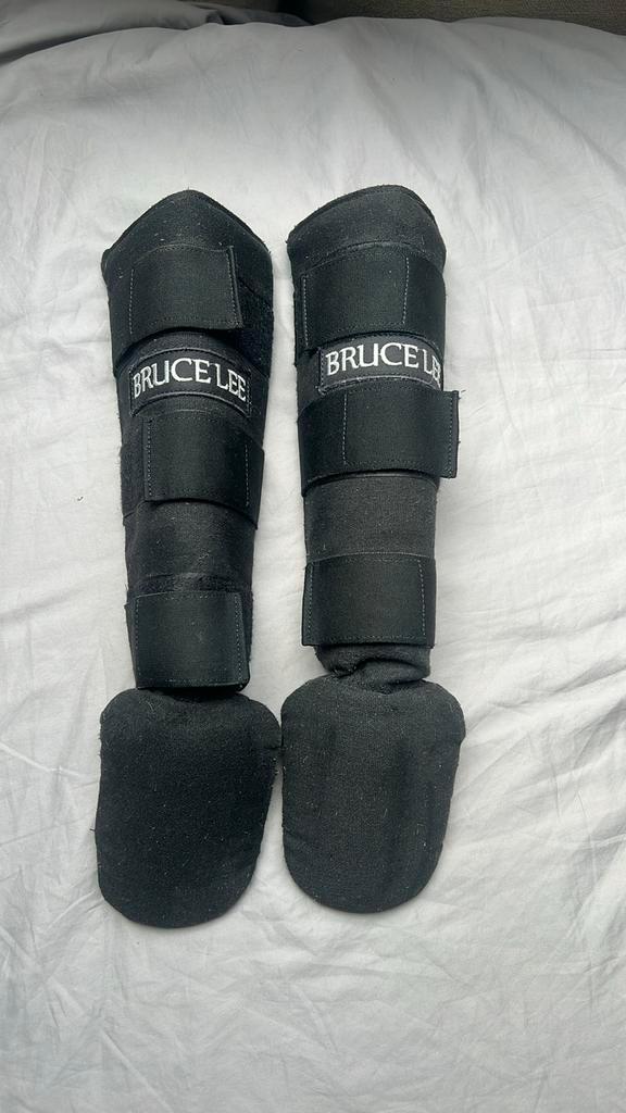 Scheenbeschermers voor kickboxen kinderen 8-10, Sport en Fitness, Vechtsporten en Zelfverdediging, Zo goed als nieuw, Overige