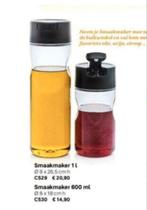Tupperware smaakmakers 600ml & 1 liter, Ophalen of Verzenden, Nieuw, Overige typen