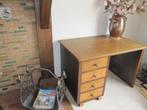 Compact bureau met laden 116x75cm, leuke vintage werkplek, Ophalen, Zo goed als nieuw, Bureau