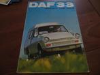 Folder DAF 33 bestel, DAF 33 Combi, DAF 33 Pick-up 1970, Ophalen of Verzenden, Zo goed als nieuw, Overige merken, DAF