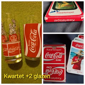 Coca cola kwartet glas en longdrink glas icm quick bugsbunny beschikbaar voor biedingen
