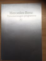 Autofolder/Brochure Mercedes Personenwagenprogramma 1984 NL, Ophalen of Verzenden, Zo goed als nieuw, Mercedes