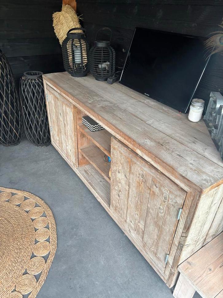 Houten Kast/TV Meubel, Huis en Inrichting, Kasten | Televisiemeubels, Gebruikt, Minder dan 100 cm, 150 tot 200 cm, 50 tot 75 cm